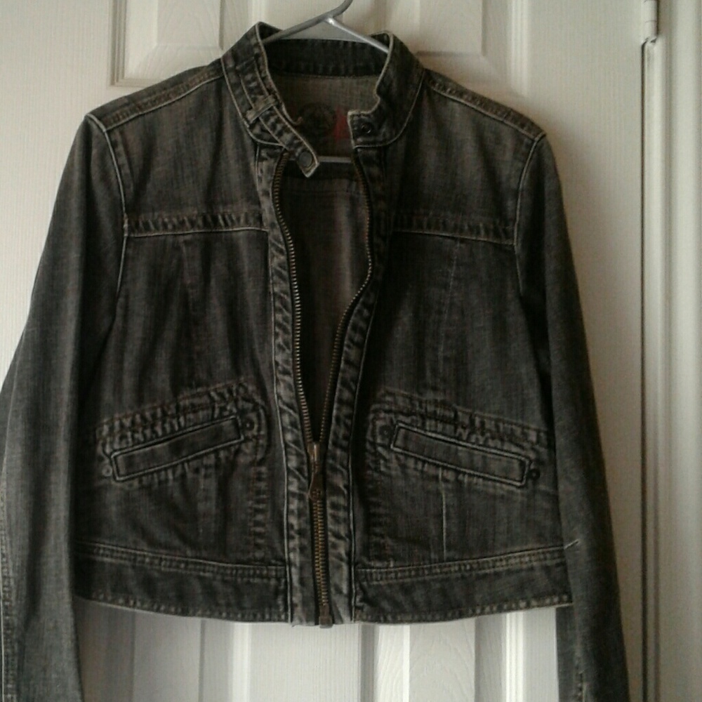 Gap Jeans 1969 Black Jean Jacket L